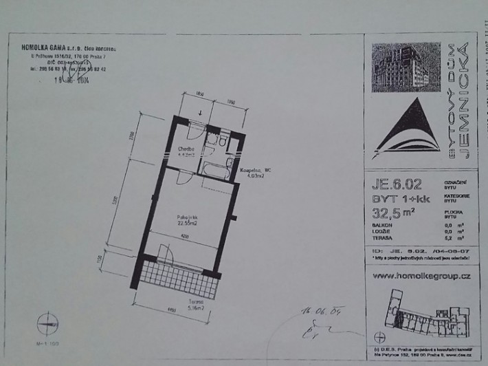 Квартира-студия, 31 м², Прага 4 - Михле фото 16